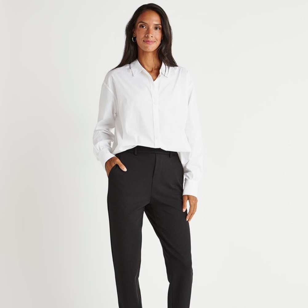 Splendid x Cella Jane Poplin Button-Down Shirt